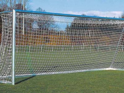 Сетка футбольная безузловая ячейка 100х100 мм (белая), РБ