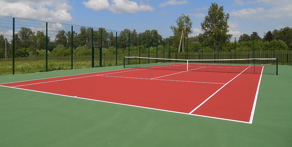 Сетка теннисная безузловая упрощенная 12.6х1.08 м, без ленты, яч. 40х40 мм, 2.2 мм, (белая), РБ